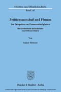 Pietzner |  Petitionsausschuß und Plenum | eBook | Sack Fachmedien