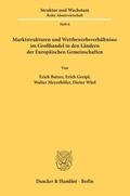 Batzer / Würl / Greipl |  Marktstrukturen und Wettbewerbsverhältnisse im Großhandel in den Ländern der Europäischen Gemeinschaften | eBook | Sack Fachmedien