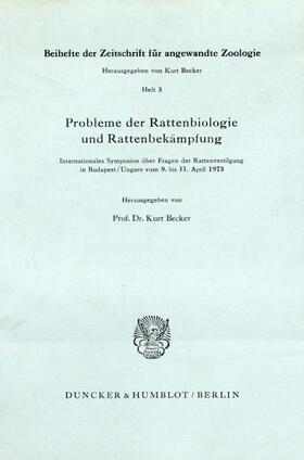 Becker | Probleme der Rattenbiologie und Rattenbekämpfung. | E-Book | sack.de