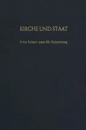Schambeck |  Kirche und Staat. | eBook | Sack Fachmedien