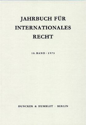 Delbrück / Hofmann / Zimmermann | Jahrbuch für Internationales Recht | E-Book | sack.de