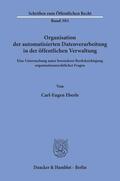 Eberle |  Organisation der automatisierten Datenverarbeitung in der öffentlichen Verwaltung. | eBook | Sack Fachmedien