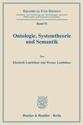 Leinfellner |  Ontologie, Systemtheorie und Semantik. | eBook | Sack Fachmedien