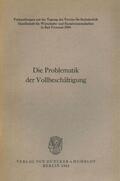 Albrecht |  Die Problematik der Vollbeschäftigung. | eBook | Sack Fachmedien