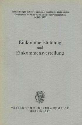 Hoffmann | Einkommensbildung und Einkommensverteilung. | E-Book | sack.de