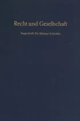 Kaulbach / Krawietz |  Recht und Gesellschaft. | eBook | Sack Fachmedien