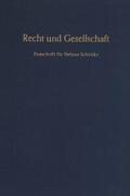 Kaulbach / Krawietz |  Recht und Gesellschaft. | eBook | Sack Fachmedien