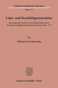 Knorring |  Lohn- und Beschäftigtenstruktur. | eBook | Sack Fachmedien