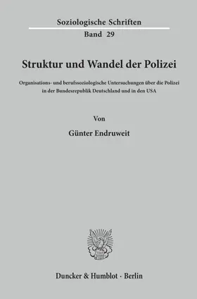 Endruweit | Struktur und Wandel der Polizei. | E-Book | sack.de