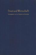Weizsäcker |  Staat und Wirtschaft. | eBook | Sack Fachmedien