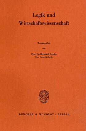 Kamitz | Logik und Wirtschaftswissenschaft. | E-Book | sack.de
