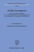 Merten / Morsey |  30 Jahre Grundgesetz. | eBook | Sack Fachmedien