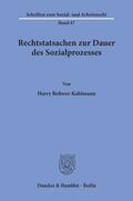 Rohwer-Kahlmann |  Rechtstatsachen zur Dauer des Sozialprozesses. | eBook | Sack Fachmedien