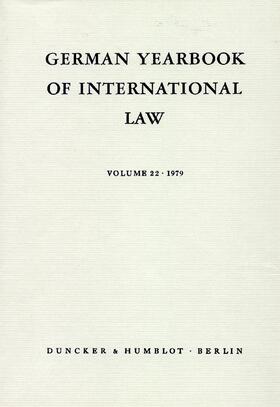 Delbrück / Zimmermann / Hofmann | German Yearbook of International Law / Jahrbuch für Internationales Recht | E-Book | sack.de