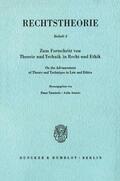 Tammelo / Aarnio |  Zum Fortschritt von Theorie und Technik in Recht und Ethik / On the Advancement of Theory and Technique in Law and Ethics. | eBook | Sack Fachmedien