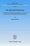 Bohne |  Der informale Rechtsstaat. | eBook | Sack Fachmedien