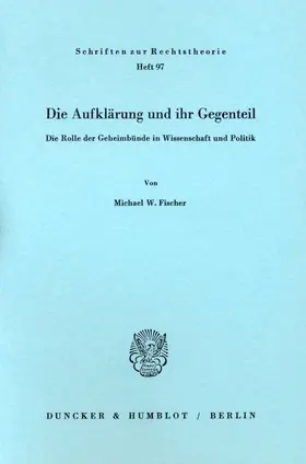 Fischer |  Die Aufklärung und ihr Gegenteil. | eBook | Sack Fachmedien