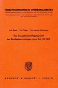 Bienert / Hansmeyer / Caesar |  Das Ausgabenbewilligungsrecht des Bundesfinanzministers nach Art. 112 GG. | eBook | Sack Fachmedien