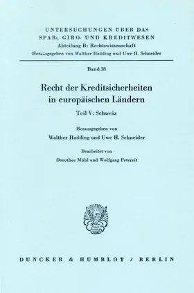 Schneider / Hadding |  Schweiz. | eBook | Sack Fachmedien