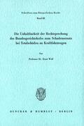 Wolf |  Die Unhaltbarkeit der Rechtsprechung des Bundesgerichtshofes zum Schadensersatz bei Totalschäden. | eBook | Sack Fachmedien