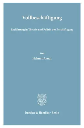 Arndt |  Vollbeschäftigung | eBook | Sack Fachmedien