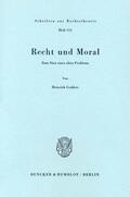 Geddert |  Recht und Moral. | eBook | Sack Fachmedien
