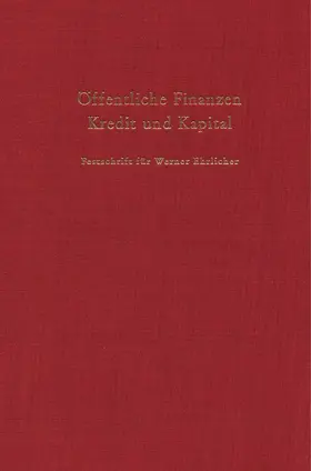 Cansier / Kath |  Öffentliche Finanzen, Kredit und Kapital. | eBook | Sack Fachmedien