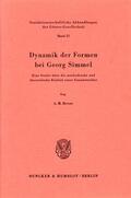 Bevers |  Dynamik der Formen bei Georg Simmel. | eBook | Sack Fachmedien