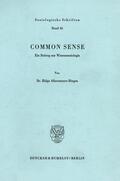 Albersmeyer-Bingen |  Common Sense. | eBook | Sack Fachmedien
