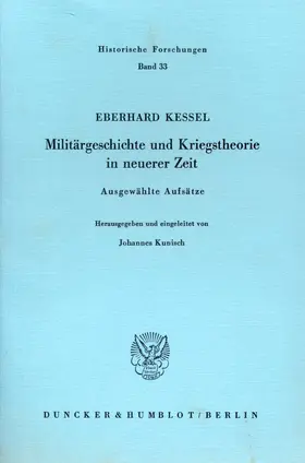 Kunisch / Kessel |  Militärgeschichte und Kriegstheorie in neuerer Zeit. | eBook | Sack Fachmedien