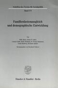 Felderer |  Familienlastenausgleich und demographische Entwicklung. | eBook | Sack Fachmedien