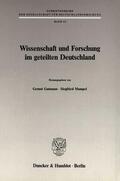 Gutmann / Mampel |  Wissenschaft und Forschung im geteilten Deutschland. | eBook | Sack Fachmedien