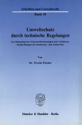 Fischer | Umweltschutz durch technische Regelungen. | E-Book | sack.de