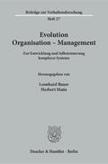 Bauer / Matis |  Evolution - Organisation - Management. | eBook | Sack Fachmedien