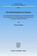 Köstlin |  Die Kulturhoheit des Bundes. | eBook | Sack Fachmedien