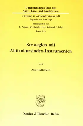 Gießelbach | Strategien mit Aktienkursindex-Instrumenten. | E-Book | sack.de