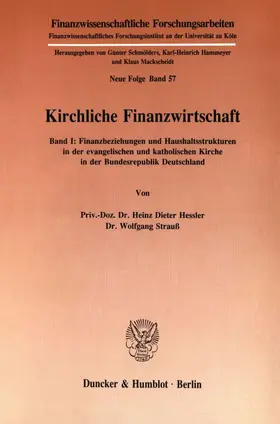 Hessler / Strauß |  Kirchliche Finanzwirtschaft. | eBook | Sack Fachmedien