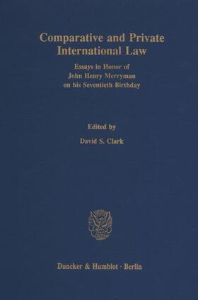 Clark | Comparative and Private International Law. | E-Book | sack.de