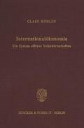Köhler |  Internationalökonomie. | eBook | Sack Fachmedien