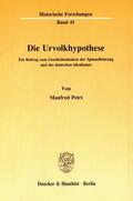Petri |  Die Urvolkhypothese. | eBook | Sack Fachmedien