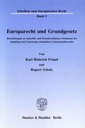 Friauf / Scholz |  Europarecht und Grundgesetz. | eBook | Sack Fachmedien
