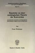 Wiesberger |  Bausteine zu einer soziologischen Theorie der Konversion. | eBook | Sack Fachmedien