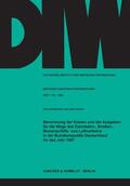 Enderlein / Kunert |  Berechnung der Kosten und der Ausgaben für die Wege des Eisenbahn-, Straßen-, Binnenschiffs- und Luftverkehrs in der Bundesrepublik Deutschland für das Jahr 1987. | eBook | Sack Fachmedien