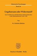 Böttcher |  Ungehorsam oder Widerstand? | eBook | Sack Fachmedien