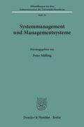 Milling |  Systemmanagement und Managementsysteme. | eBook | Sack Fachmedien