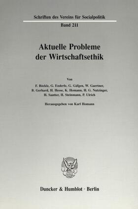 Homann | Aktuelle Probleme der Wirtschaftsethik. | E-Book | sack.de