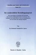 Schmidt-De Caluwe |  Der sozialrechtliche Herstellungsanspruch. | eBook | Sack Fachmedien