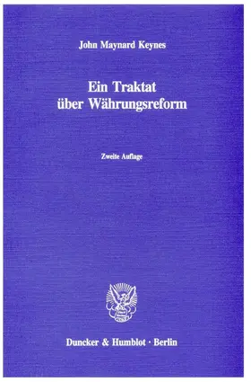 Keynes | Ein Traktat über Währungsreform | E-Book | sack.de