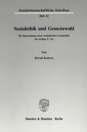 Kettern | Sozialethik und Gemeinwohl. | E-Book | sack.de