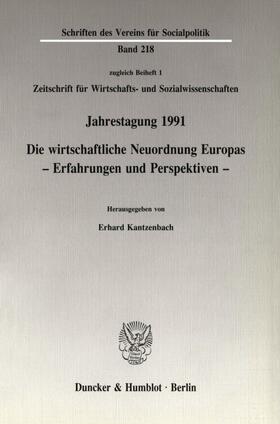 Kantzenbach | Die wirtschaftliche Neuordnung Europas. | E-Book | sack.de